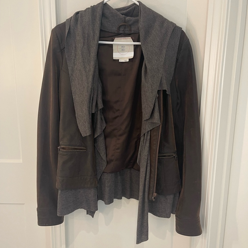 Anthropologie Women’s leather jacket
